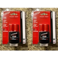 2 Pack 12V 3.5Ah for Milwaukee M-12 Lithium-ion Battery 48-11-2425 48-11-2420