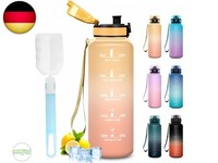Trinkflasche 1.5L, Wasserflasche Sport, Trinkflasche Auslaufsicher,
