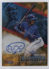 2021 Bowman's Best of Gold Lava Refractor 16/75 Rikelvin De Castro Auto ex0