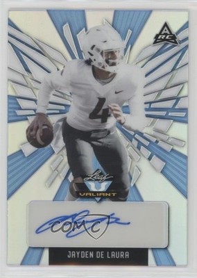 2022 Leaf Valiant Platinum Blue 6/10 Jayden De Laura #BA-JDL Auto 0u66
