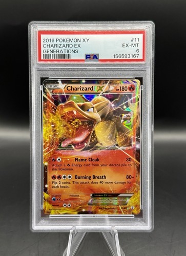 PSA 6 Charizard EX 11/83 Pokemon Generations 2016 English