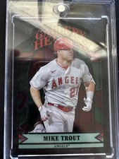 MIKE TROUT Gallery Of Heroes! 2022 TOPPS GALLERY Rare Insert CASE HIT #GOH-6
