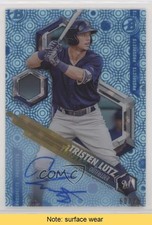 2018 Bowman High Tek Prospects 60/75 Tristen Lutz #PHT-TL Auto READ 0f8