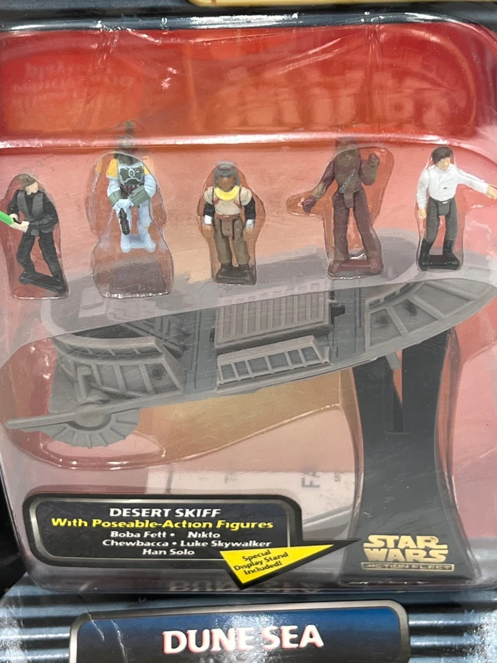 Star Wars Micro Machine Action Fleet Battle Pack #6: Dune Sea Desert Skiff NEW - Image 3 of 4