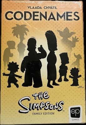CODENAMES The Simpsons Family Edition Board Game USAopoly Vlaada Chvatil