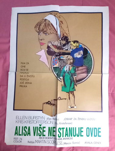 Alice Doesn't Live Here Anymore 27x19 Poster Croatian Language 1974
