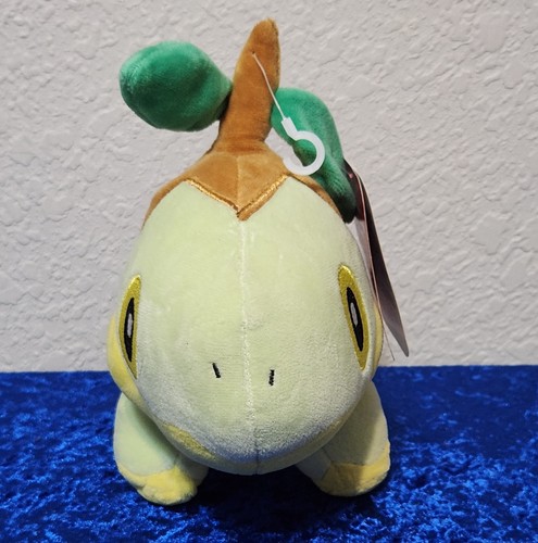 Pokémon Turtwig 8" Plush Stuffed Animal Stuffed Toy ~ 2022 Nintendo NWT Jazwares - Picture 2 of 2
