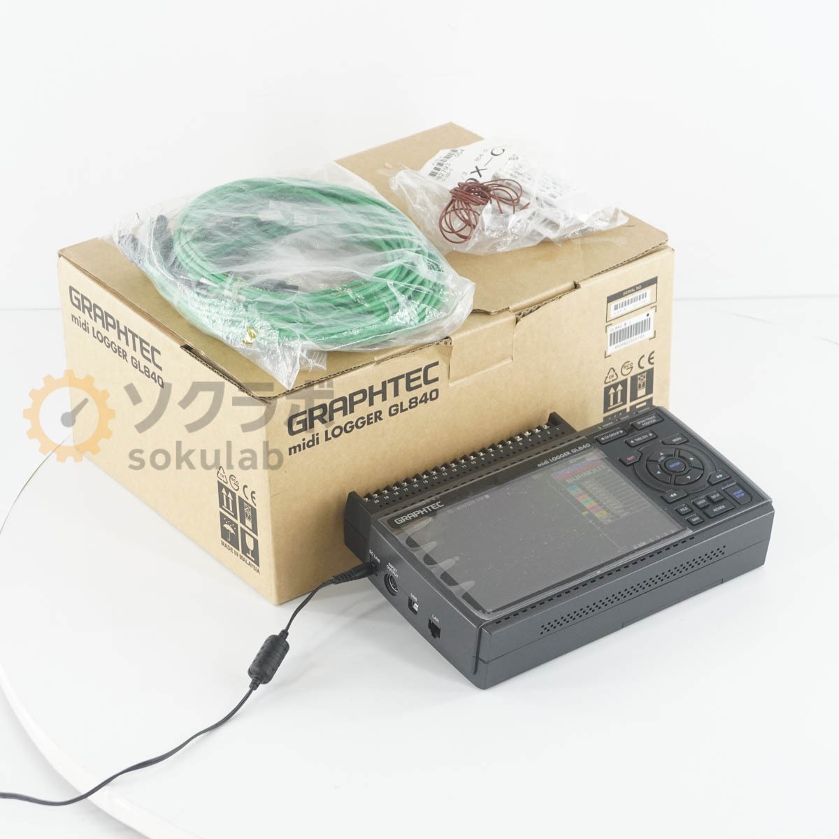 GRAPHTEC GL840-M Midi LOGGER Data Logger B-564 Tested Working from