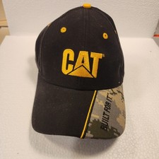 Caterpillar HatBlack Camouflage Cotton Work Hat Built For It Construction