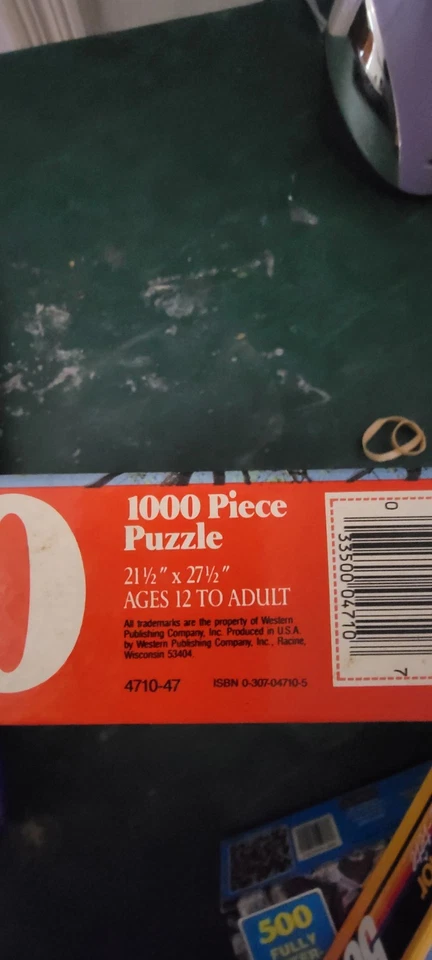 3 rompecabezas de 1000 piezas vintage sin abrir Mt Ranier Gettysburg Mt Blanc Guild Foto 3 de 4