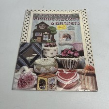 Soft Sculpture Frames Boxes  Baskets Vintage Craft Booklet with Patterns 1981