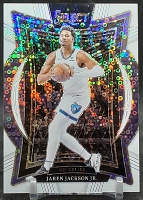JAREN JACKSON JR 2024-25 SELECT CONCOURSE WHITE DISCO #75/75 GRIZZLIES QQ