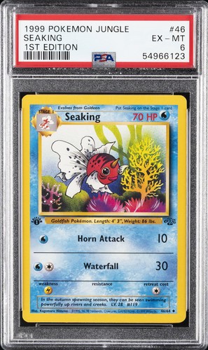 Seaking (1st Edition) graded PSA 6 for sale on eBay