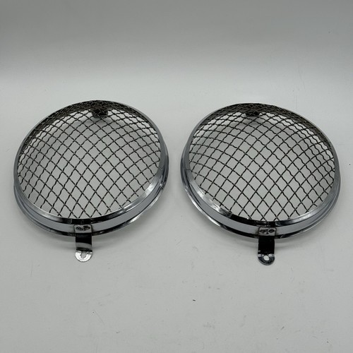 Porsche 911 912 356 Headlight Mesh STONE GRILL Headlamp Guard Pair SWB GUARDS