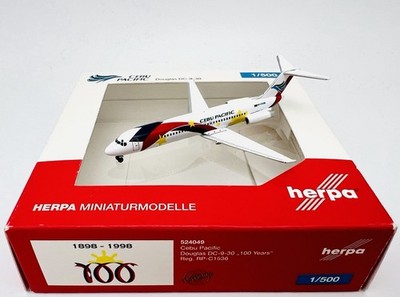 Herpa Wings 1:500 524049 Cebu Pacific DC-9-30 CP-R1536  100 Years 