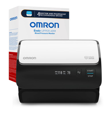 OMRON Evolv Wireless Upper Arm Blood Pressure Monitor Bluetooth BP7000 Home Use