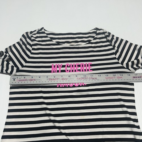 Kate Spade Women’s Black/White Pajama Set My Cherie Amour Size S - Picture 7 of 10