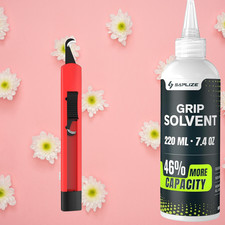 Deluxe Grip Repair Kit for Regripping Golf Club Tapes, Solvent, Hook