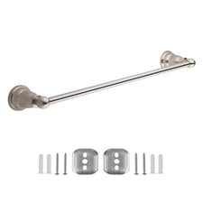 18 Inch Towel Bar for Bathroom,Satin Nickel, Wall Mounted Heavy Duty Towel Ho...