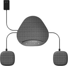 AirHug 19 Bluetooth Speakerphone Conference Mic speaker, Gray - Open Box - New