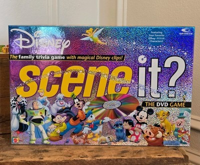 Disney Scene It? Movie DVD Trivia Board Game 2004 1st Edition Only Used Once!