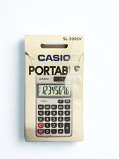 Image of Casio SL-300SV 8 Digit Pocket Calculator SL-300SV-WK-UP (O1)