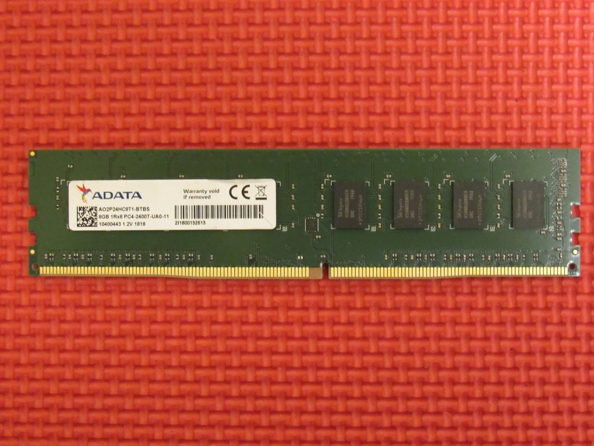 ADATA PC4-19200 (DDR4-2400) Bus Speed Computer RAM 8 GB Total