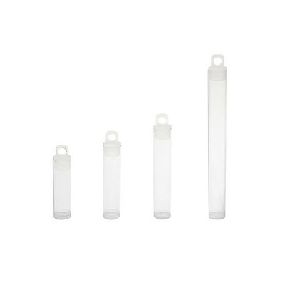 Plastic Tubes with Flip Top Rectangle or Round Shape for Small Items