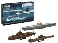Revell 05186 U-Boote Wilhelm Bauer 70 Jahre Bw Plastik Modellbausatz 1:144 Neu