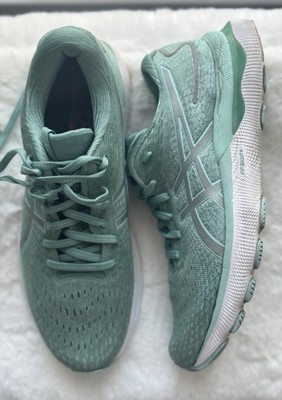 ASICS FF Blast Gel-Nimbus Running Shoes Sneakers Women s Size 11 Turquoise/Green