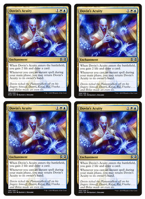MTG - 4 x Dovin's Acuity - Enchantment - Ravnica Allegiance (RNA) - M/NM