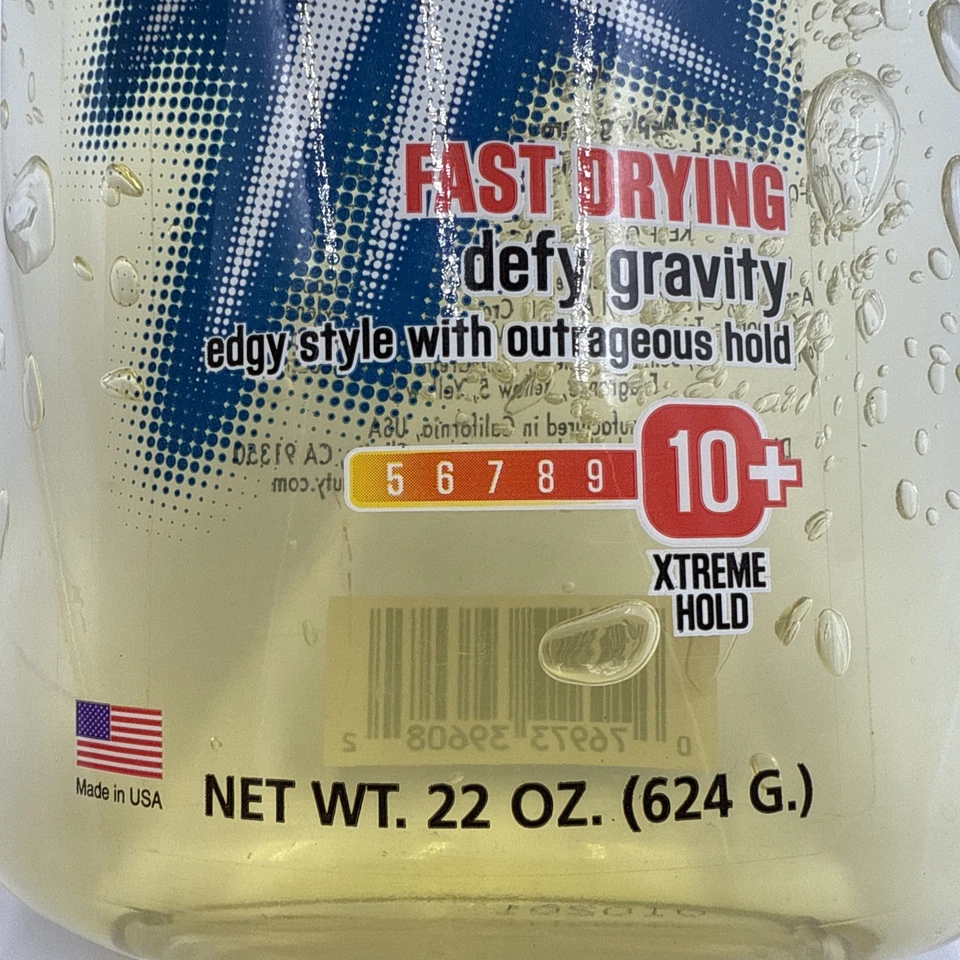 Gel de peinado La Bella Super Spikes secado rápido Defy Gravity Extreme Hold 22 oz Foto 4 de 4