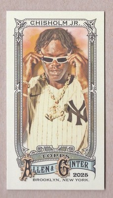 Jazz Chisholm Jr. 2025 Topps Allen & Ginter Baseball Mini A&G Back
