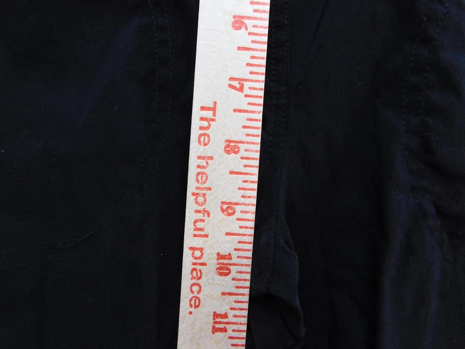 Pantalones Jamie Sadock para mujer 8 negros capri elásticos bolsillos con cremallera carga estilo golf Foto 4 de 4