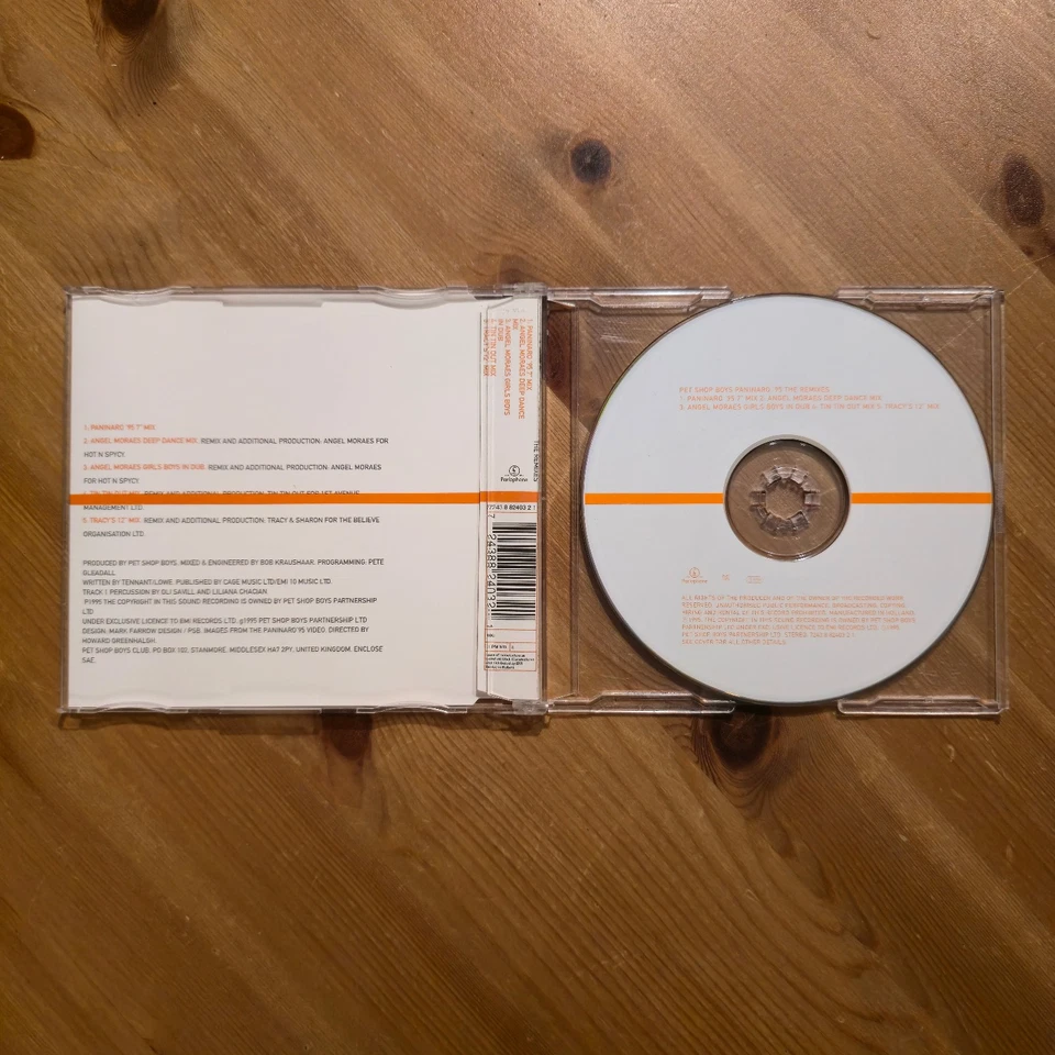 Pet Shop Boys Paninaro 95 The Remixes Maxi CD MCD Single - Bild 2 von 3