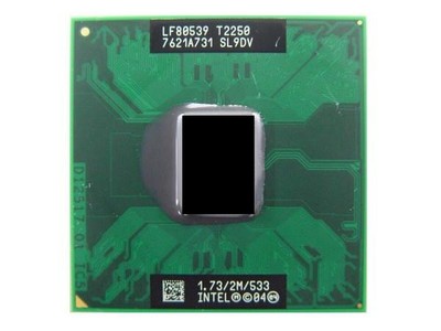 CPU Intel Dual Core Duo Mobile T2250 1,73/2M/533 SL9DV Prozessor Buchse 478