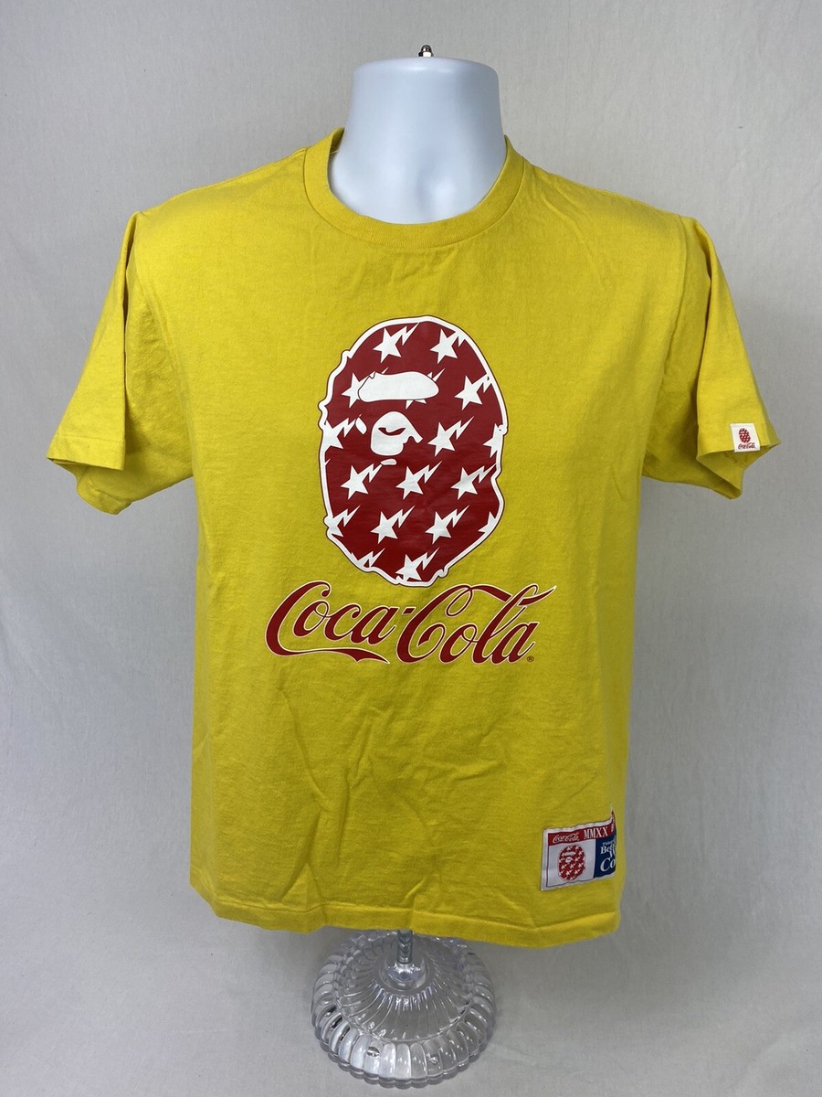 【新品】A BATHING APE x Coca-Cola コラボTシャツ S Aape by A Bathing Ape T-shirt size XL Coca-Cola collaboration (Pre