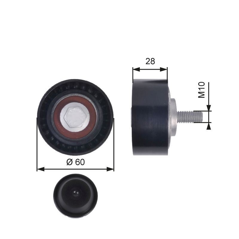 Gates T36384 DriveAlign Idler - Image 33