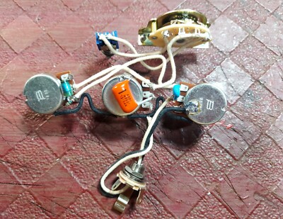 G&L/ Strat Wiring Harness HSH 5/w Switch PTB Tone, Bourns 500k Coil Split toggle