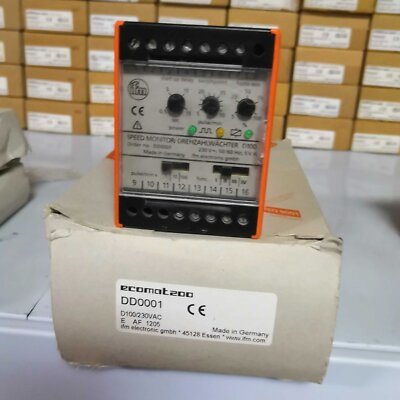 1PCS New IFM DD0001 Speed Monitor Sensor Module In Box Free Shipping#QW