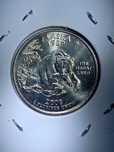 2008 Alaska Quarter Discovery!!! Be The First Discovery Owner!! Came From A Roll - Picture 3 of 6