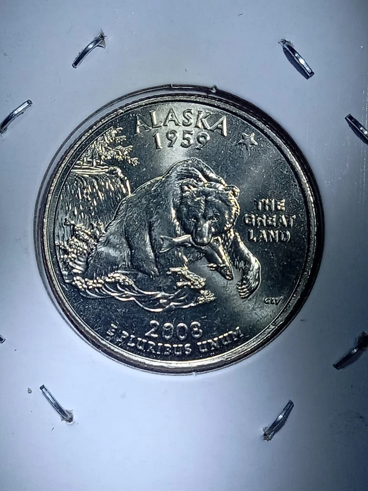 2008 Alaska Quarter Discovery!!! Be The First Discovery Owner!! Came From A Roll - Image 3 of 4