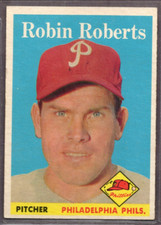 1958 Topps Set-Break #90 Robin Roberts EX-EXMINT *JAYSACE*