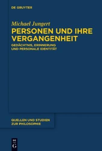 Michael Jungert Personen und ihre Vergangenheit (Copertina rigida)