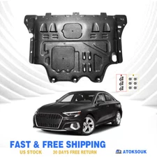 Thick Engine Splash Shield For  Audi A3  2022-2024 Front Engine Guard Hard