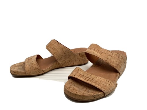 Gentle Souls Kenneth Cole Women’s Cork Wedge Sandal Shoes SIZE 11 Gianna 2 Strap