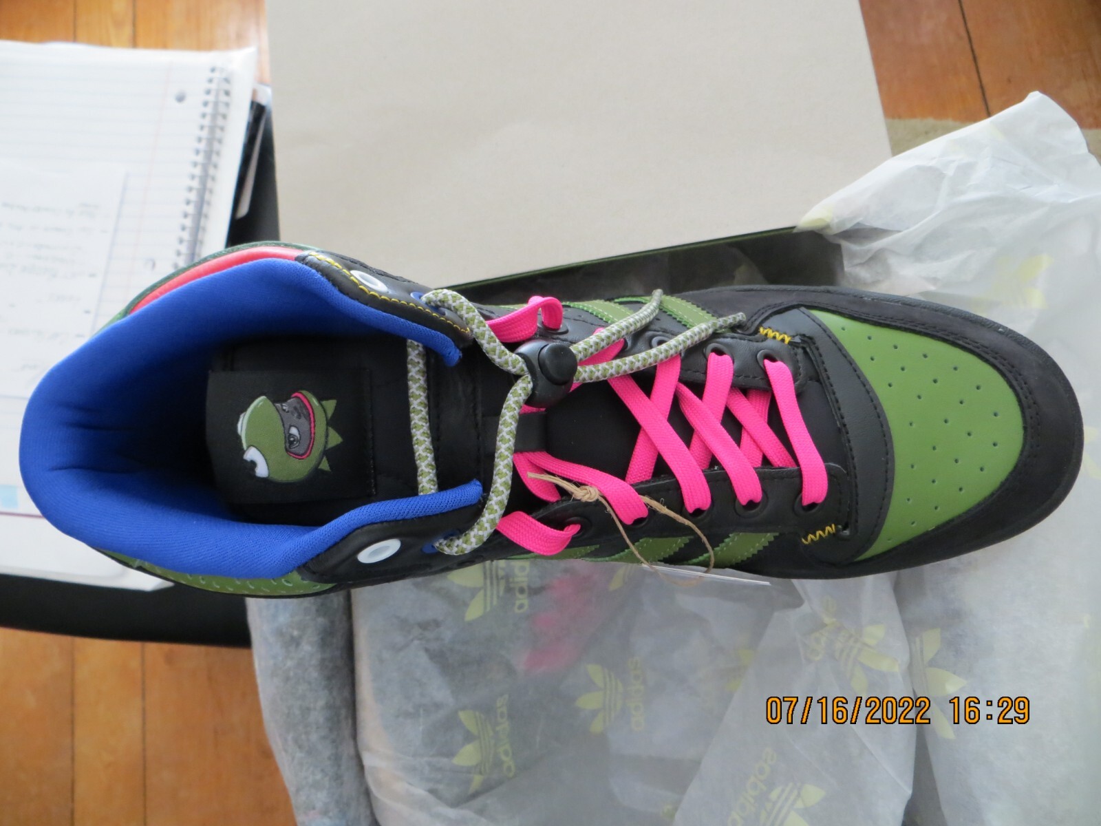 Adidas Forum Mid RT Hebru Brantley GZ4396 Size 11 image 7