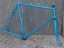 Vintage Mal Rees 59cm Bicycle FRAME FORK 531 Bill Hurlow Lug Track CrackRoadBike