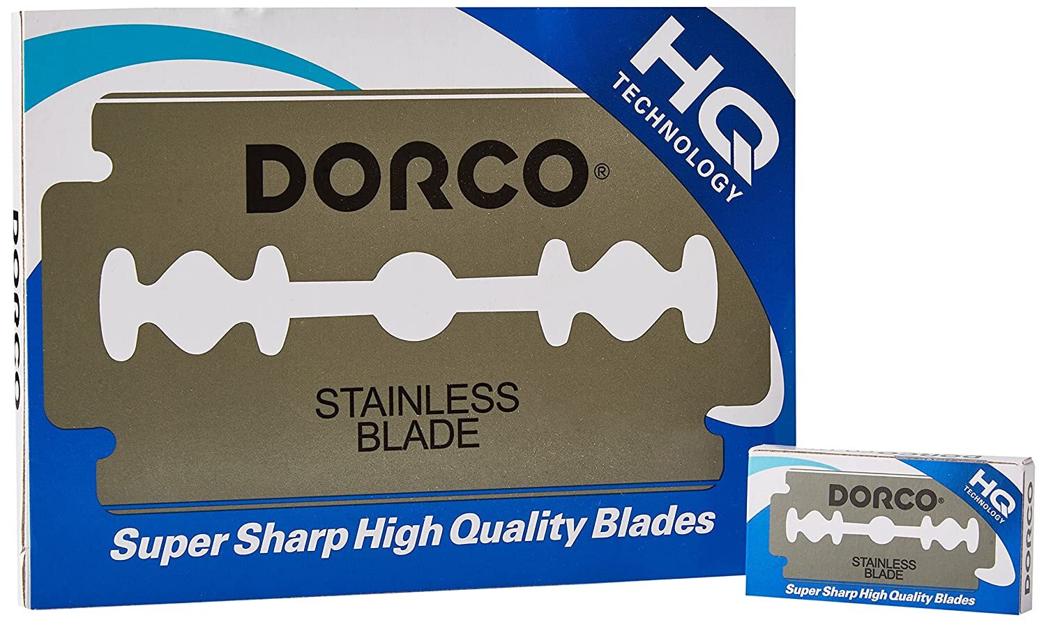 Dorco Blue Double Edge Stainless Razor Blades ST300 100 Blades eBay