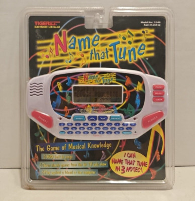 Name That Tune Handheld Game By Tiger - New & Sealed C2